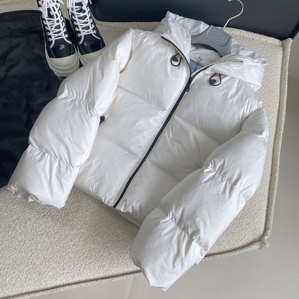 

women's jackets down womens puff hooded designer parkas mens women zipper coat warm sweatshirts couples coats letter winter outwear bla, Black;brown