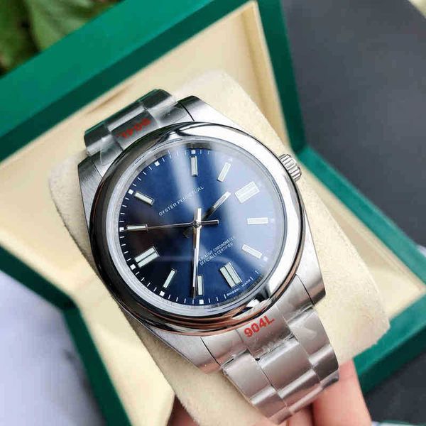 

watch r olexs luxury es for mens high-end brand laojia candy color oyster stainless steel mechanical wristes