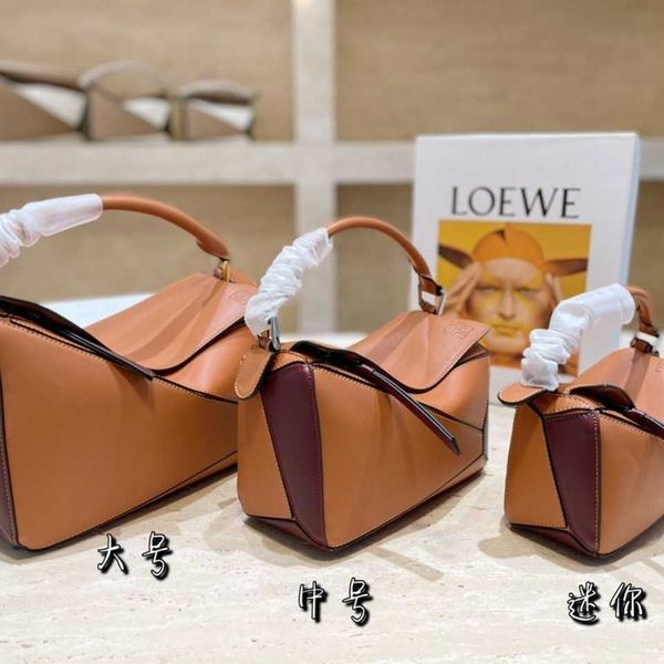 

bags designer shoulder handbag loews cowhide mini geometric trend versatile 2022 single crossbody portable