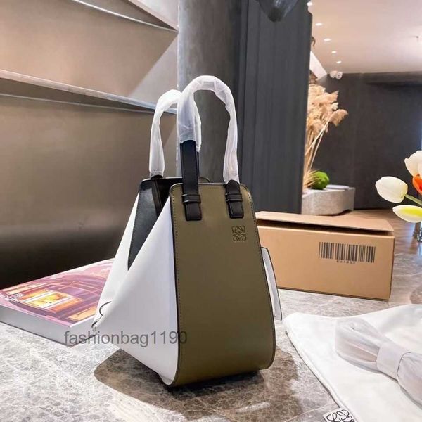 

bag designer loews shoulder 2022 handbag bucket women fashion canvas geometric diagonal span single cowhide tote hammock ye35