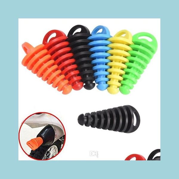

muffler 10x 6 colors motorcycle exhaust muffler pipe motocross tailpipe airbleeder plug silencer wash protector drop delivery 2022 m dheyh