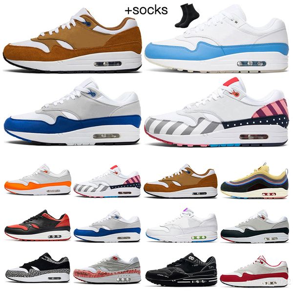 

designer 1 og mens running shoes boots women trainers la ville lumiere concepts heavy 1s patta waves noise aqua monarch university nh treeli, Black