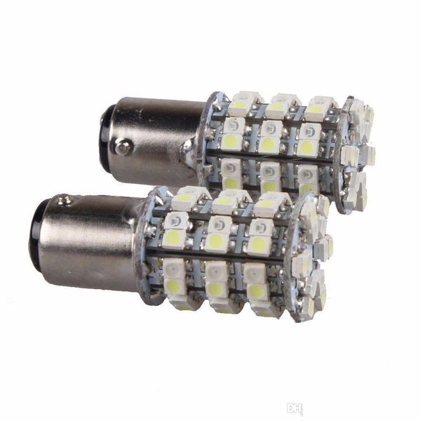 

turn brake light 4 x dual color 1157 white/amber switchback 60smd led tail brake slight bbs the are yellow and white drop deli dh7td