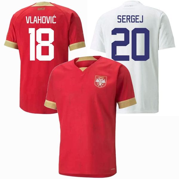 

2022 2023 serbia national team soccer jerseys jovic kostic llic lukic pavlovic djuricic radonjic tadic vlahovic a.mitrovic serbien 22 23 foo, Black;yellow