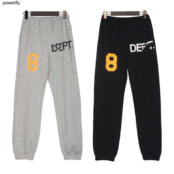 

men's pants designer galery dept men's women's fashion printed guard casual loose fashion streetwear pants, Black