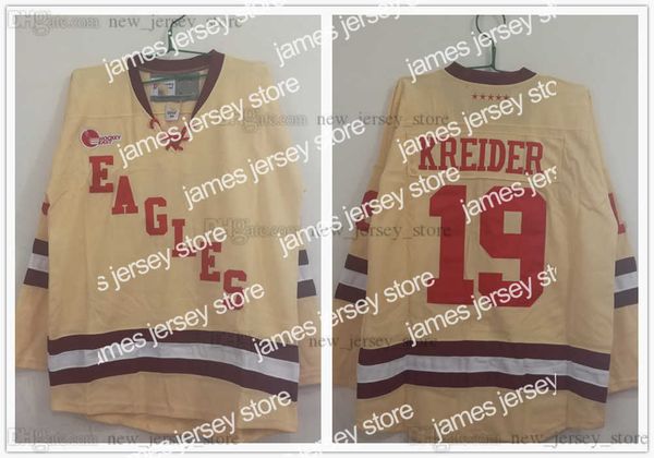 

hockey jerseys movie ice hockey eagles 19 chris kreider jerseys, Black;red