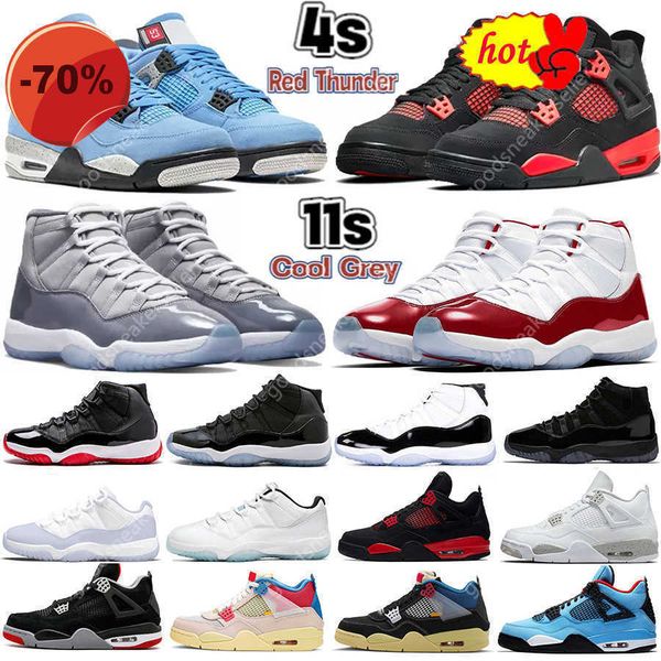 

2022 2022 sail 4 4s mens womens basketball shoes sneakers 11 11s cherry cool grey concord gamma university blue fire red oreo bred black cat