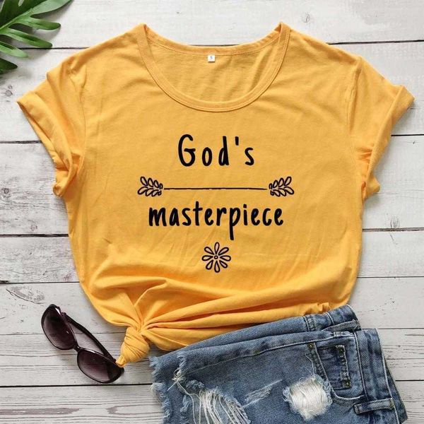 

gods masterpiece spiritual faith spirituality t shirts christ jesus religion, White