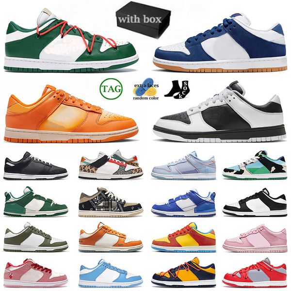 

mens womens authentic sneaker casual shoes la dodgers famu triple pink reverse panda designer luxury valentine day disrupt fashion trainers, Black