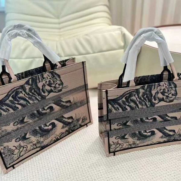 

classic totes vintage travel hand baghandbag high value shopping bag large capacity fashion women s canvas letter embroidery tot