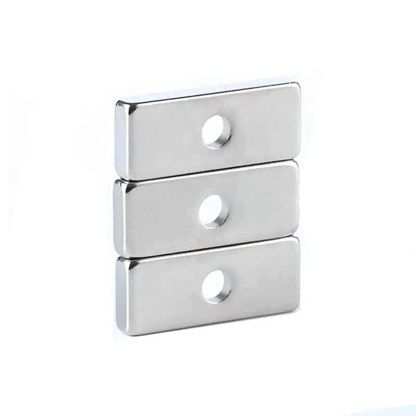 

machining square countersunk magnet all kinds of irregular shape can be customized