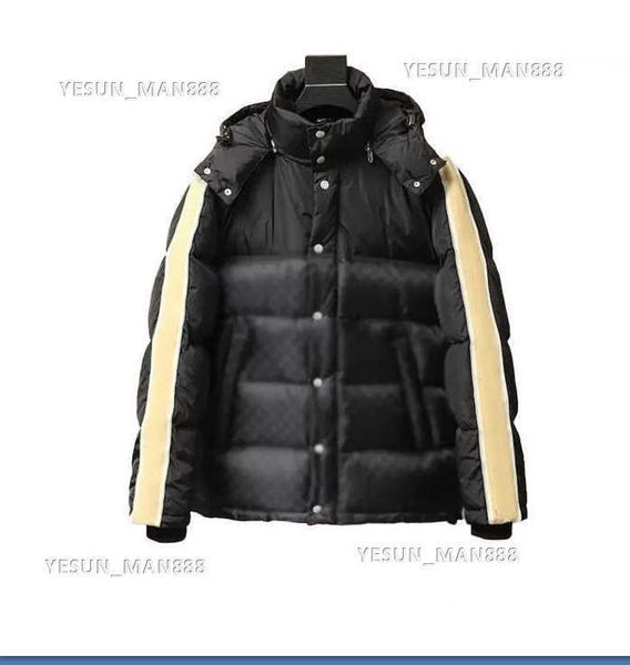 

men's parkas mens designer cuccis down jacket autumn and winter women stitched puffer jackets coat outerwear causal warm thickened park, Black
