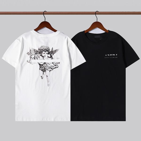 

summer designer mens t shirt t-shirt short sleeves black white classic style five pointed red star women tee round neck fashion tshirt, White;black