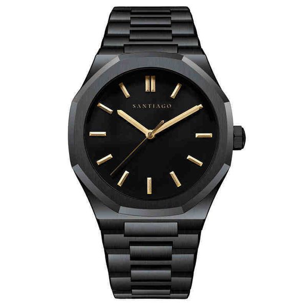 

other watches octagonal fine steel strap quartz watch busins simple non mechanical men's watchikhw, Slivery;black