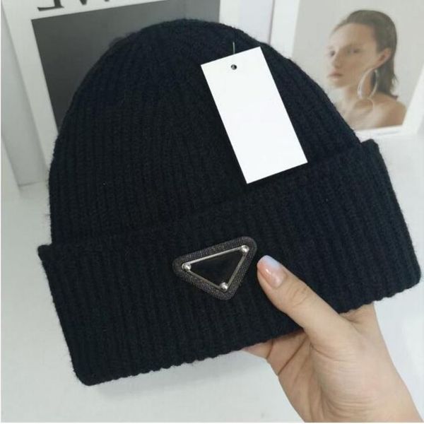 

& luxury knitted brand designer beanie cap men's women's fit 100% cashmere letter leisure skull hat outdoor, Yellow