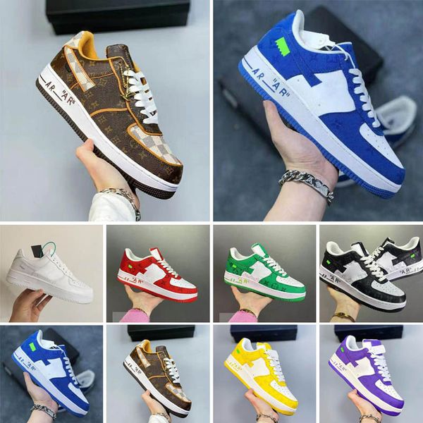 

white low running shoes mca university blue designers sneakers one shoes size 36-45, Black