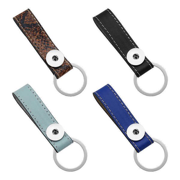 

fashion keychainskeychains lanyards sale pj8003 leather snap keychains elegant fit diy 18mm buttons wholesale, Silver