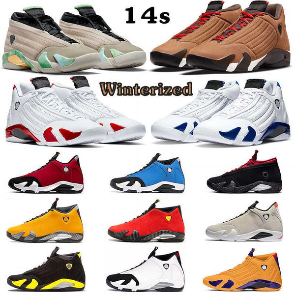 

2022 14s jumpman men basketball shoes fortune gym red lipstick hyper royal blue candy cane anthracite thunder desert sand mens trainers, Black