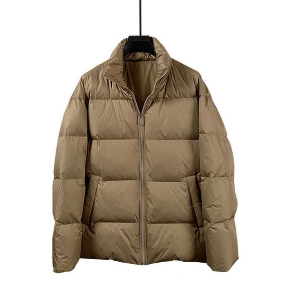

men's down jacket high-end clothes high-grade lovers' warm and thickened large, Black