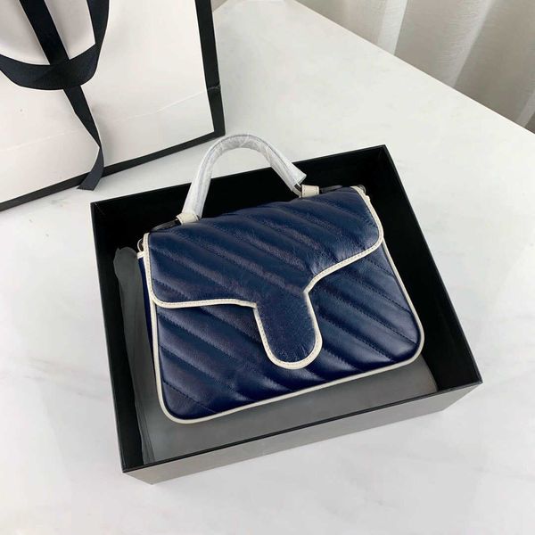 

mrmont twill seam thread buckle postman bag thread contrast trim handbag chain zlh