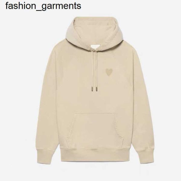 

women's sweaters amis designer same little fashion brand macaron love embroidery hooded sweater coat men's women's autumn win, White;black