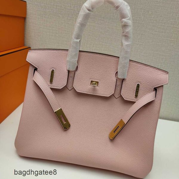 

thread leather hermee bags birkins 2023 high pattern togo litchi designer handbag wax buckle women's bag q8u4