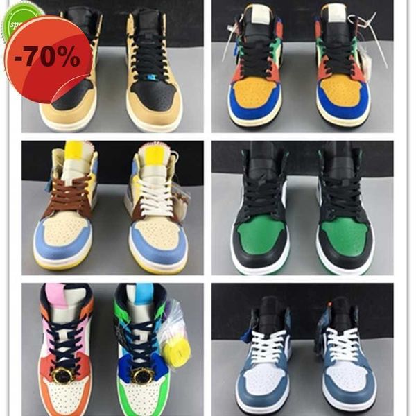 

2022 wholesale new 1 og mid fearless wmns men basketball shoes designer 1s sneakers sports outdoor trainers size 36-46