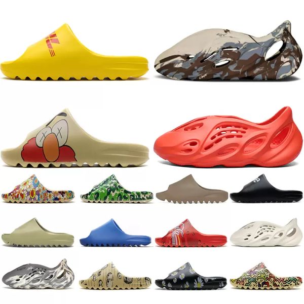 

yeezzy yezzzy boosts shoe 35 v2 5 7 kanyes yezzies''350 with graffiti slides shoes west men women desert sand earth brown bone whi, Black