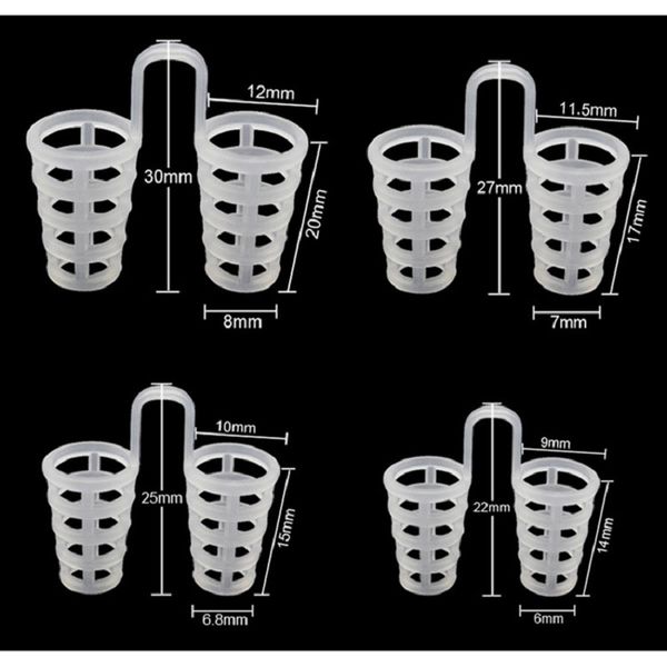 

costumes 4pcs nasal dilator anti snoring for sleep snore santi-snoring man hollow nose breathing aid antisnoring silent anti ronco, Black