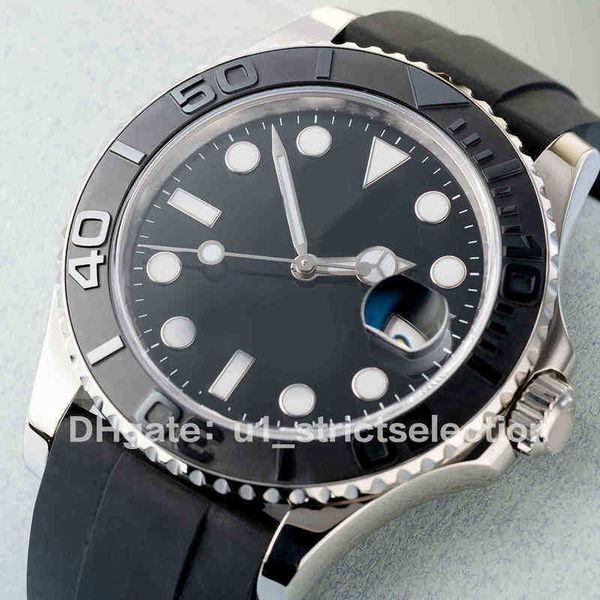 

automatic sports u1 men watches mechanical master watch chain stainless steel case rubber strap sapphire glass folding buckle withp
