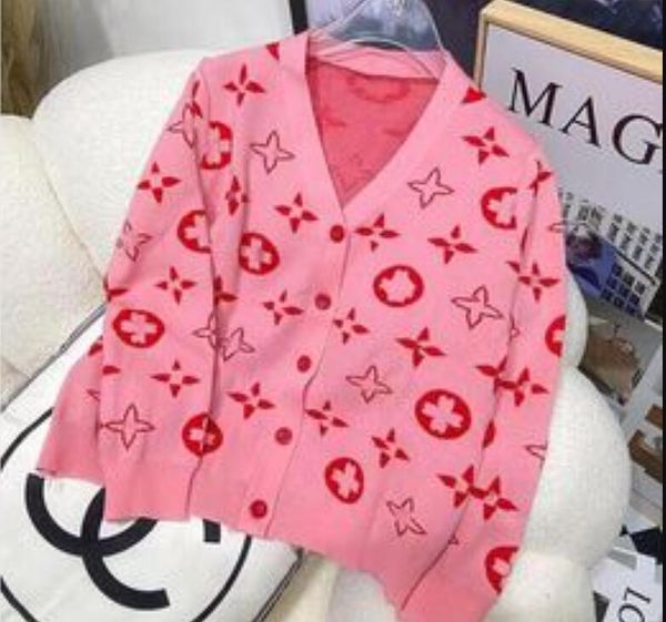 

women's sweaters luxury v- neck of designer pink black white crow neck open back sweater pullover oversized coat, White;black