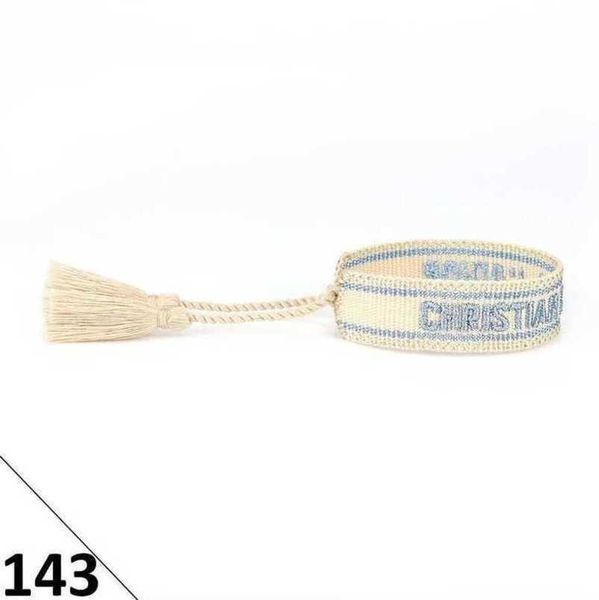 

bracelets fashion luxury women's d brand jewelry bangle designer handmade braided embroidered bracelet girl woven men's fabric tas, Golden;silver