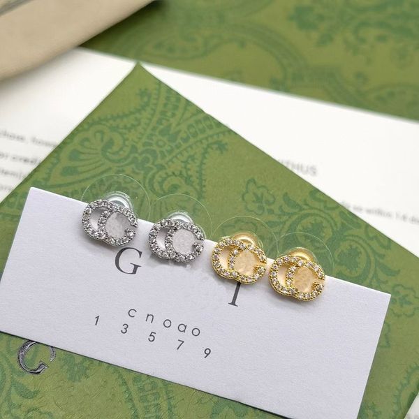

charm exquisite stud earrings fashion premium jewelry earrings selected quality couple gift birthday christmas size 0.7x1cm real gold plated, Golden;silver