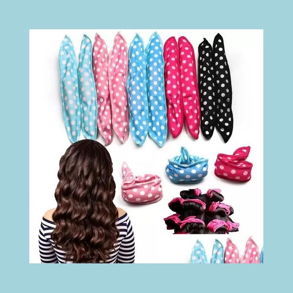 

hair rollers hair curlers soft sleep pillow rollers set flexible foam and sponge magic hairs care diy styling tools 20pcs drop deliv dh1od