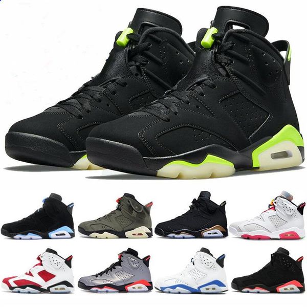 

carmine sandals 2021 electric green 6 6s shoes cactus british khaki yellow dmp reflect silver alternate hare unc men sneakers trai251l, Black