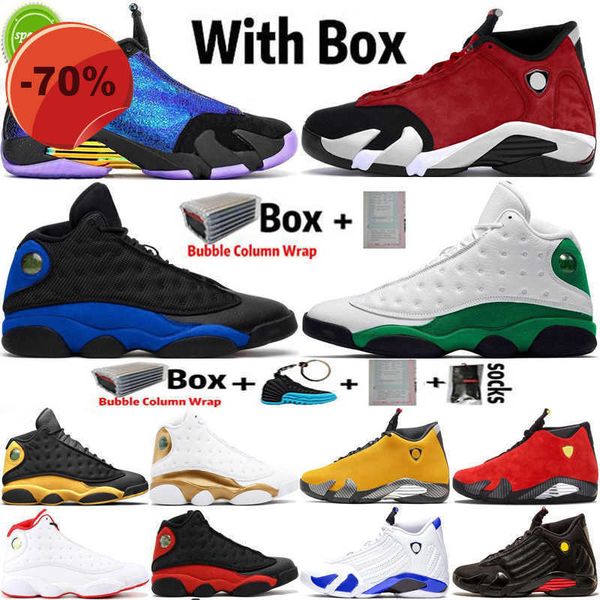 

2022 2021 with box jumpman 14 14s mens basketball shoes db doernbecher gym red turbo 13 13s hyper royal lucky green black cat sports