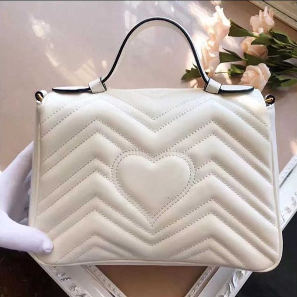 

handbag leather 2022 fashion designers marmont real women lady wallet handbags chain cosmetic messenger shopping shoulder bag totes e4