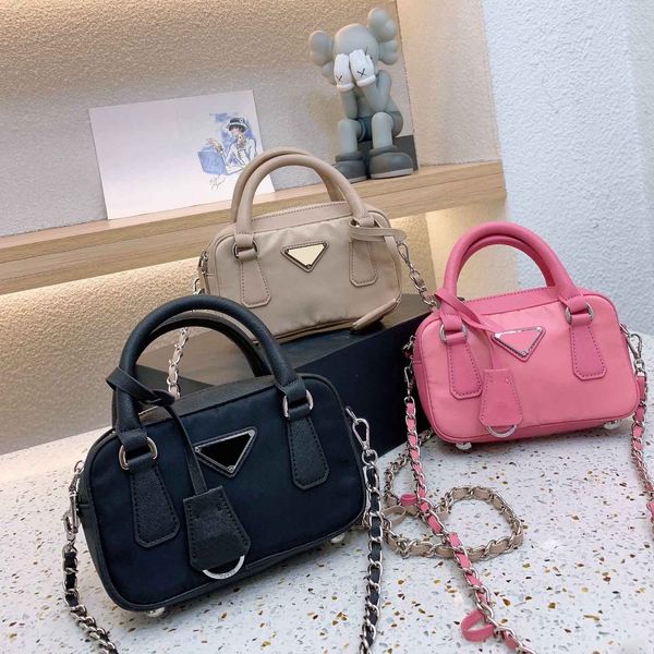 

bags designer bag totes women handbag classic luxury brand imitation triangle splicing chain shoulder bag mini fashion solid color wallet pa