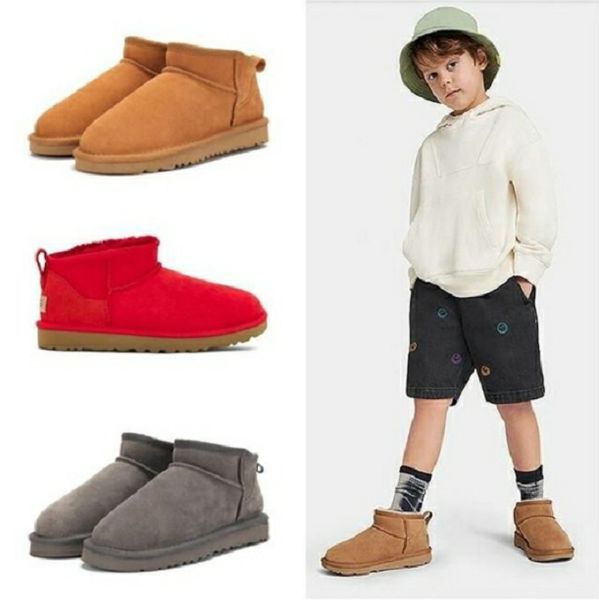 

ugglies boots children shoes girls boots winter warm ankle toddler boys bot black pink shoe kids snow boot children's plush ultra mini