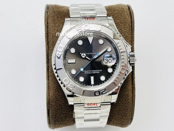 

126622 mens watch vr factory 904l stainless steel grey / blue dial swiss 3235 automatic 28800vph sapphire crystal luxury wristwatch power re, Slivery;brown