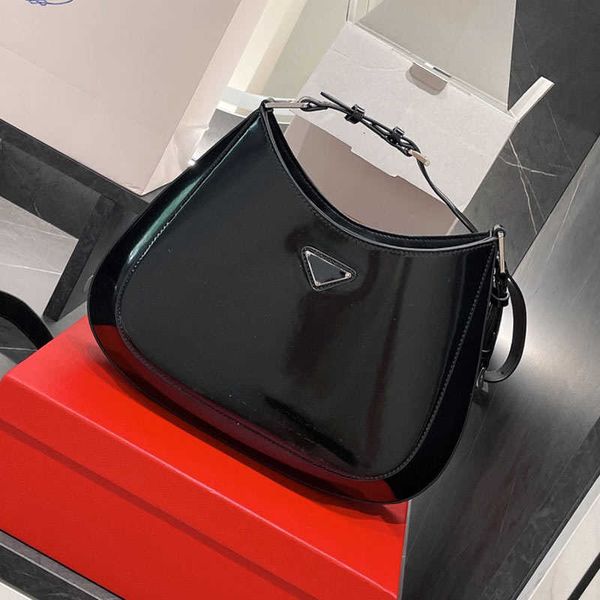

handbag designer bags cowhide underarm bag patent leather crossbody bags classic shoulder messenger handbag fashion buckle wallet long starp