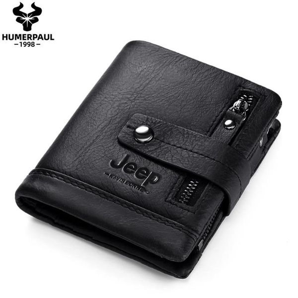 

humerpaul cowhide genuine leather men wallet coin purse mini card holder portfolio portomonee male walet pocket 494, Red;black