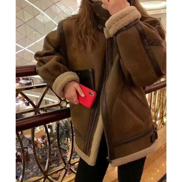 

women's fur faux fur women's artificial fur leather jacket outerwear black close to the body comfortable temperament coat minimali