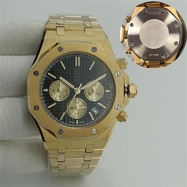 

golden mechanics watch multifunctional six-pin steel strip automatic waterproof machine meter for men lminous waterproof a09 a41314z, Slivery;brown