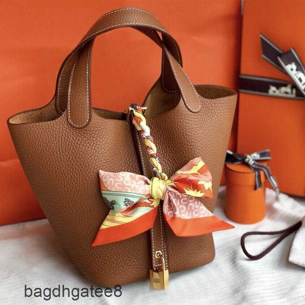 

original designer bucket he 2023 picotin locks tote purse handbags bags handbag basket scarf pony fashion bag togo vegetable wg5b