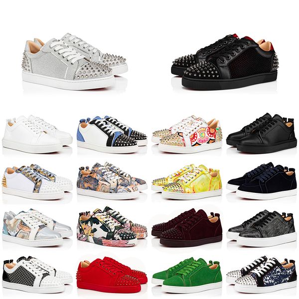 

2022 red bottoms low shoes for mens womens triple white off size eur35-47 designers flat casual shoe fashion luxurys designer loafers traine