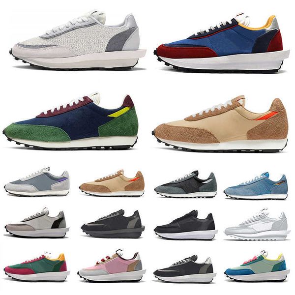 

pine green x ldv waffle mens ladies running shoes wolf grey college orange hyper grape white nylon triple black women men outdoor trainers