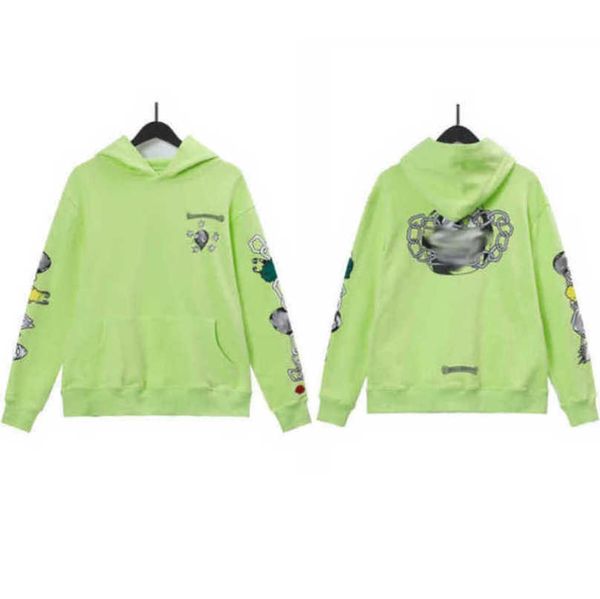 

classic mens luxury sweatshirts fashion designer hoodies ch zipper hooded sweater cross pullover sanskrit hoodie casual men women coat swea, Black