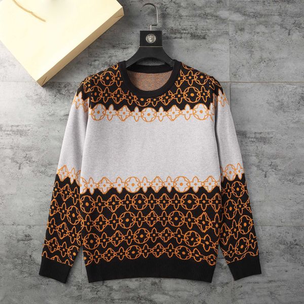 

men's sweaters cardigan men casual designer classic clothing chest letter fashion comfortable high-quality jumper mens designer sweater, White;black