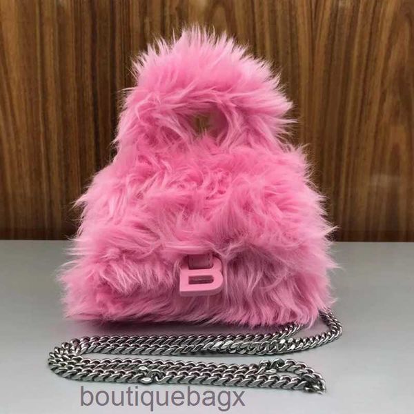 

designer bags balencigas hourglass bag luxury ladies handbags shoulder crossbody same fashion plush bag portable single shoulder d